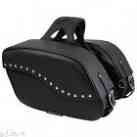 646zb Bag Xelement Saddle Chrome Zip Motorcycle Studded Slanted