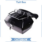 656452650715 Catinbow Black Motorcycle Trunk Tour Pack Luggage For