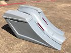 7 Swoosh Exil Down Out Stretched Saddlebags Lids Led Fender Harley