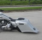 700567 Aftermarket Flh Stretched Saddlebags And Overlay Fender Down Out Harley