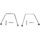Vlr1800 741285 Cobra Saddlebag Supports Chrome