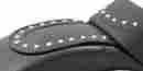 78118 Mustang Seats Fender Bib W Chrome Studs Harley Flstf Softail Fat Boy 2007-2016