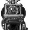8064a Willie And Max Oval Fork Bag Black Studded