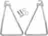 8390000 Drag Specialties Ds Chrome Saddlebag Support Brackets Harley Flhb 1965-1969