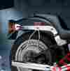 8723428 84-90 Drag Specialties Ds Chrome Saddlebag Support Brackets Single Bolt Harley Fxst