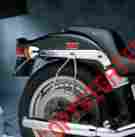 8723432 88-99 Drag Specialties Ds Chrome Saddlebag Support Brackets Single Bolt Harley Fxsts Springer