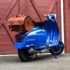 8899 Floto Motorcycle Scooter Vespa Lambretta Leather Top Case Bag