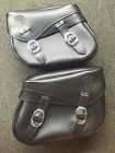 90119-00c Harley Davidson Large Softail Saddlebags Made In Usa New