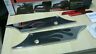 90690-04a Harley Davidson Billet Flame Chrome Luggage Saddle Bag Latch Covers