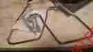 91017-10a Harley Davidson Chrome Saddlebag Supports Part