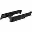 200-sb 93-13 Cyclesmiths Flat Black Saddlebag Extensions Duals Harley Flht Flhx Fltr