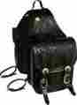 9674 Westridge Saddlery New Black Western Horse Motorcycle Leather Saddle Bags Hand Tooled Tack Trail