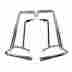 Rmi-00290645-c 98-08 Thealphamoto Twin Rail Saddlebag Guard Touring Harley Flht Flhr Flhtcuse 1998-2008