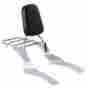 98-11 33set001-ykb002-0611 Yessources Chrome Backrest Sissy Bar W Luggage Rack For Yamaha V-star 400 650 Classic 640671047012
