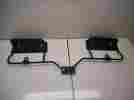 99-earlier Harley Flstc Heritage Softail Large Leather Saddlebag Mount Brackets