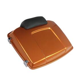 Tp3-cb-aw 9sparts Amber Whiskey Razor Tour Pak Trunk For Harley Touring Street Road Glide 1993-13