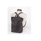 Ac1021-blk Dream Apparel Women Black Backpack With Fold Over Flap