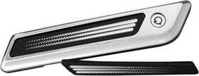 Bli14-ksn Accutronix Night Knurled Saddlebag Hinge Inserts For 2014-2016 Harley Touring