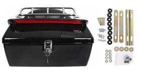 Gnt56214682 Acdelco Specialty Motorcycle Trunk Tour Tail Box With Light And Top Luggage Rack For Honda Harley