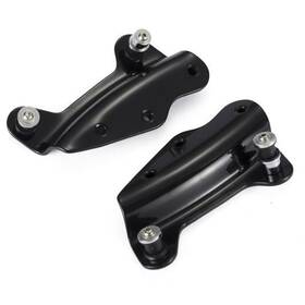 Ft09-ft13 Advanblack Tdk09-bl Black 4-point Docking Hardware Kit For Harley Touring