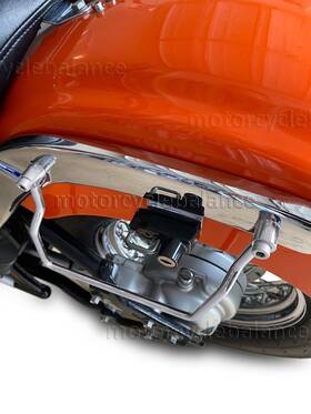 Ss-650clxd Aftermarket 1998-up Yamaha V Star 650 Classic Saddlebag Support Brackets Bar Chrome Mount