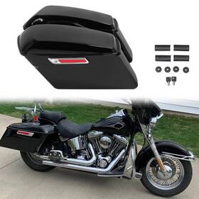 Ta1194 Aftermarket Vivid Black Hard Saddlebag Bags For Harley Davidson Road Street Glide 1994-2013