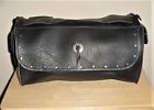 All American Rider Motorcycle Blk Leather Luggage Bag Sissy Rack