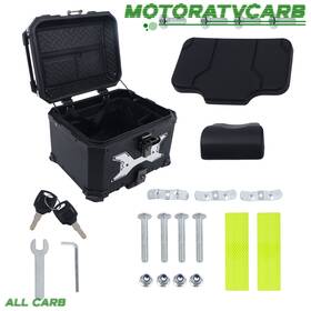 Mot4114602 All-carb 45l Motorcycle Top Case Tail Box Storage Waterproof Rustproof And Dustproof