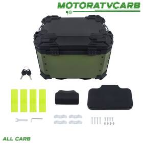 Mot4114920 All-carb Motorcycle Trunk Storage Box With Top Case Water Resistant 45l