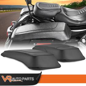Allgood1124660 Allgoodauto 2x Plain Hard Saddlebag Speaker Lid Covers Fit For Harley Davidson Touring 93-13