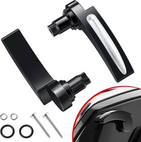Dgcj4976pplpq Amazicha Black Saddlebag Latch Kit Fits Harley Touring Street Road Glide