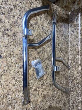 95303-08 Amco Nos Suzuki Luggage Rack Brackets Mount 77-80 Gs550e Gs550