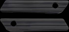 03-603 Arlen Ness Saddlebag Latch Covers Black
