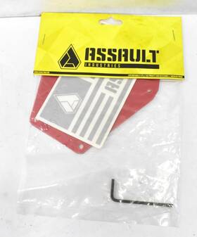 Svm-u-b2-bkpl-93 Assault Industries Red Lexan Color Inserts For B2 Bomber Mirror