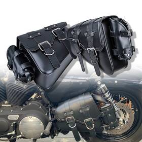 Astradepot 934670119536 For Harley Sportster 48 883 Swingarm Saddle Bags Tool Side Saddlebags Left Right