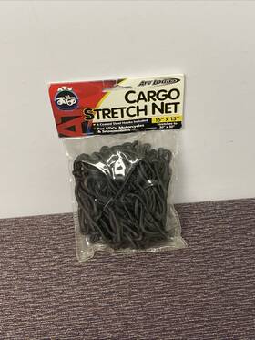 330-1006 Atv New Black Cargo Net Motorcycle Atv/utv Helmet Jacket Luggage Racks 15 Inch X15