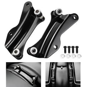 Mq-006 Aufer Black 4 Point Docking Hardware Kit Compatible With For Touring Street Glide Elec