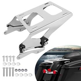 Mq-028 Aufer Chrome Two Up Mounting Bracket Luggage Rack And 4 Point Docking Hardware Kits Co