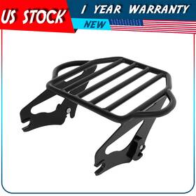 Adp17639101s Autodayplus Two Up Tour Pak Luggage Rack For Touring Road King Street Electra Glide 09-22