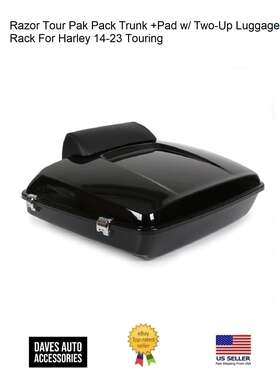 Autoparts 958000057569 Razor Tour Pak Pack With Backrest Pad Fits 2014-23 Harley Touring -high Quality