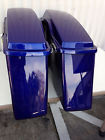 B2bdeepblue1 Hard Touring Saddlebags Deep Cobalt Blue With Hardware Harley Models