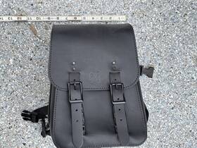 Ulb01 Bad&g Black Leather Motorcycle Bag