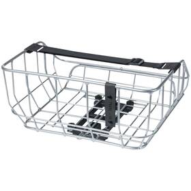 50546 Basil Portland Rear Basket - Mik Mount Aluminum Silver