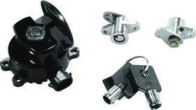 483291 Bikers Choice Ignition Switch And Saddlebag Lock Kit For Harley Davidson Road