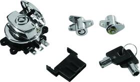 483292 Bikers Choice 99-13 Road King With Hard Bags Chrome Saddlebag Lock Kit