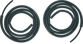 491919 Bikers Choice Saddlebag Cover Gaskets Black