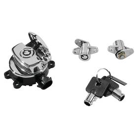 78403 Bikers Choice Ignition Switch And Saddlebag Lock Kit - Chrome