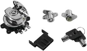 78404 Bikers Choice Ignition Switch And Saddlebag Lock Kit - Chrome
