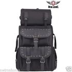 Sb11-stud Bikers Dream Large High Motorcycle Sissy Bar Bag With Studs