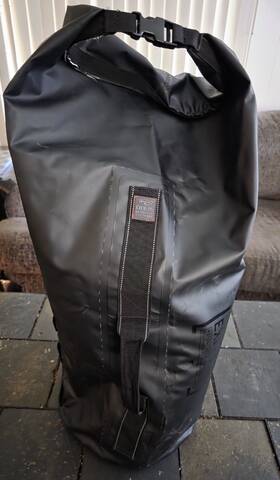 3004-01 Biltwell Inc. Ex-fil 115 Waterproof Motorcycle Duffle Bag Roll Top Gently Used